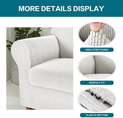 Housse de canapé extensible antidérapante pour protéger le canapé de salon - 4