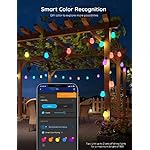 Govee Smart Outdoor String Lights H7021, RGBIC Warm White 96ft (2 Ropes of 48ft) LED Bulbs for Outdoor Decorations, WiFi Patio Lights Work with Alexa, Google, APP Control, IP65 Waterproof - Image 5