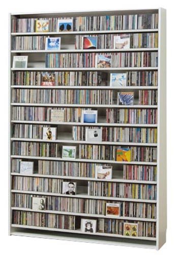 CDラック Amazon.co.jp: 大容量回転式マルチタワーラックCD・DVD収納 ホワイト