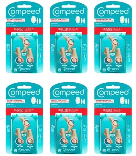 Blister Mixed Sizes 5 Plasters (Pack of 6)