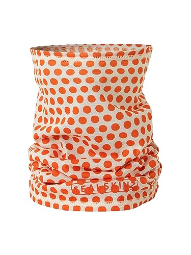 SEALSKINZ Harpley Water Repellent Microfibre Neck Warmer, Orange, One Size