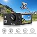 Action Camera Davola 1080P WiFi Sports Camera 12MP Underwater Waterproof Camera with Wide-Angle Lens and Mounting Accessory Kits