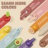 Lehoo Castle Wooden Play Food Set, Toy Food for Toddlers 1-3, Pretend Play Kitchen Accessories, Cutting Food Toys, Montessori Sorting Toys for Kids 3-5 Girls Boys