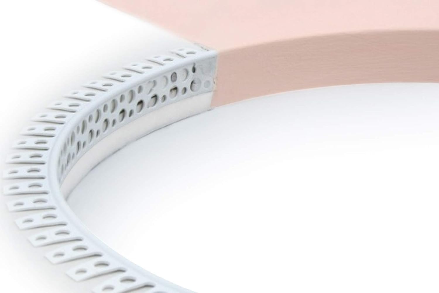 Guide angolari PVC 90° 24 m per pareti a secco archi a tutto sesto e curve