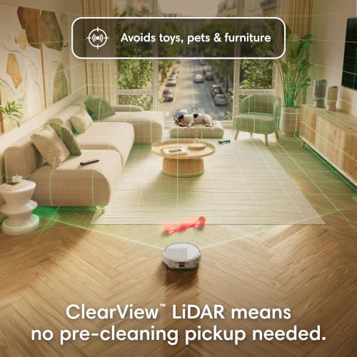 iRobot Roomba 415 Robot Vacuum & Mop Combo, 2.3X Suction, 90 Days Self-Emptying, Multifunction Dock Self-Cleaning & Hot Dry, Smart Obstacle Avoidance, Lifting Spinning Mops, Ideal for Pet Hair, White - image 6