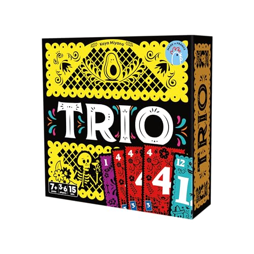 Cocktail Games | Trio | Jeu de cartes | À partir de 7 ans | 3 à 6 joueurs | Temps de jeu de 15 minutes