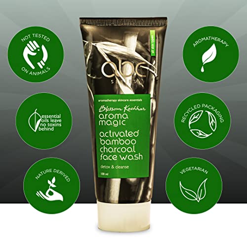 Aroma Magic Activated Bamboo Charcoal Face Wash 100 Ml - Image 7