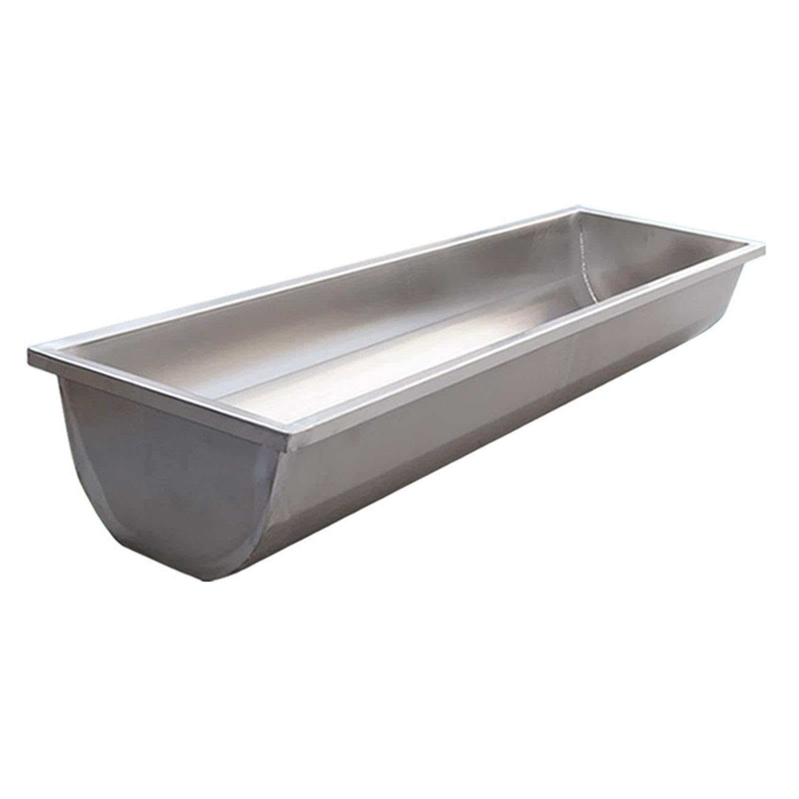Mangiatoia per capre in Acciaio Inox, Grande capacità, Resistente, per Bestiame, abbeveratoio per Alpaca, maiali, Cervi, capre, Mucche