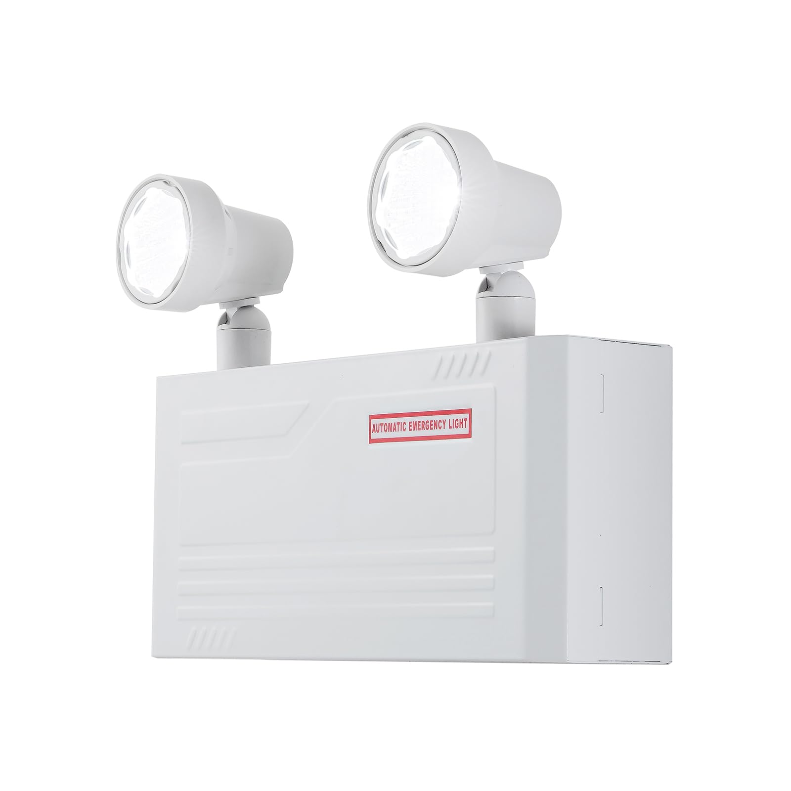 TANLUX Notlichter mit Fernbedienungsfunktionen, Batteriepack, CSA-gelistet, AC 120–347 V Eingang, kommerzielle Batterieeinheit, Notleuchten mit 2 x 2 Watt Kopf
