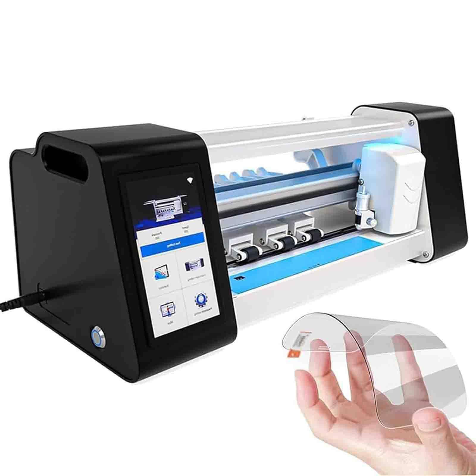 Macchina da taglio intelligente per pellicole protettive in idrogel, macchina da taglio per pellicole protettive per schermi di telefoni cellulari, funzione fai da te, supporta membrane da 16"