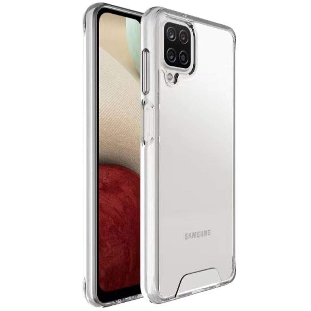 TECHGEAR Galaxy A12/ M12 Case [Fusion HD] Shockproof, Anti-Scratch, Slim & Light, Hybrid Drop Protection, Fused Gel Bumper & Clear Hard Back Case Cover, Designed for Samsung Galaxy A12 & M12