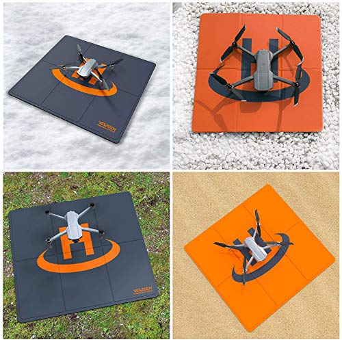 2021 VCUTECH Drohnen-Landeplatz Pro schnell faltbar, doppelseitig, wasserdicht, 65 cm, kompatibel mit DJI Mavic Air 2… – Bild 4