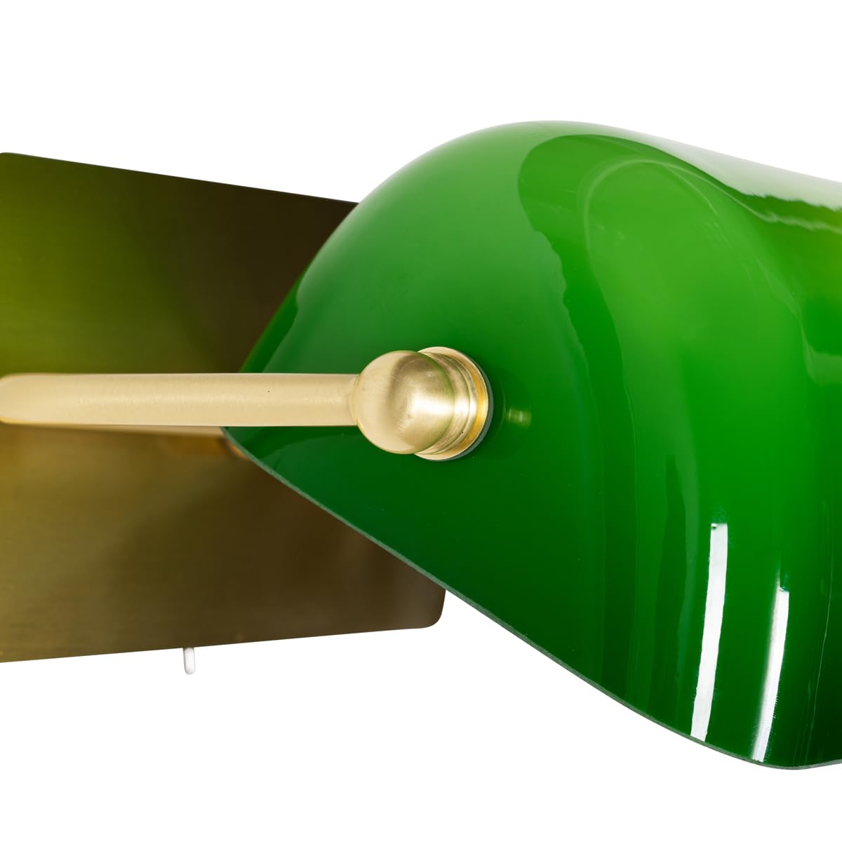 Qazqa banker - Appliques Classico - 1 luce - L 26.8 cm - Verde - Design I Rustico - Soggiorno I Camera da letto I Sala da Pranzo I Cucina