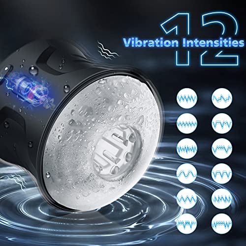 Vibrating Male Masturbator With 12 Vibrations, Lumodia Sex Toys For Men, Waterproof Male Sex Toy Adult Toys Male Masturbators, Men's Pocket Pussy Stroker Adult Toy, Adult Sex Toys & Games #TOP1