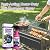 Cleaner&Degrcaser Smoky Stains,Fast-Acting Grill Cleaner Spray,120ml Fast Acting Grill Degreaser Spray for Outdoor Grills,Heavy Duty BBQ Degreaser for Burnt Food & Stubborn Grease. (2)