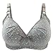 Frauen Push Up Bra,Damenmode Bowknot Druck Bequemer BH Unterwäsche Ohne Rand, Damen Übergröße Minimierer Ungefüttert BH