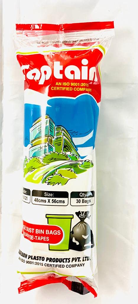 Captain Oxo Biodegradable Garbage Bags Large Size 24 X 32