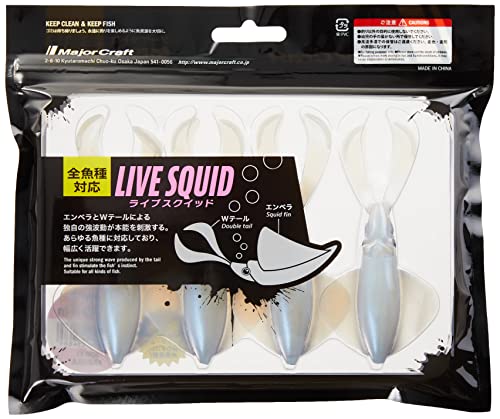 メジャークラフト ルアー ライブスクイッド 4インチ ヤリイカ 4枚目