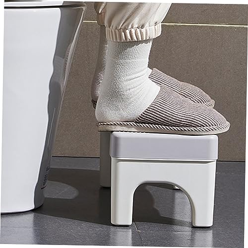 Healvian Descanso Para Os Pés Otomano Banquinho Pp Banheiro Banquinho Toalete Agachamento Escabelo D