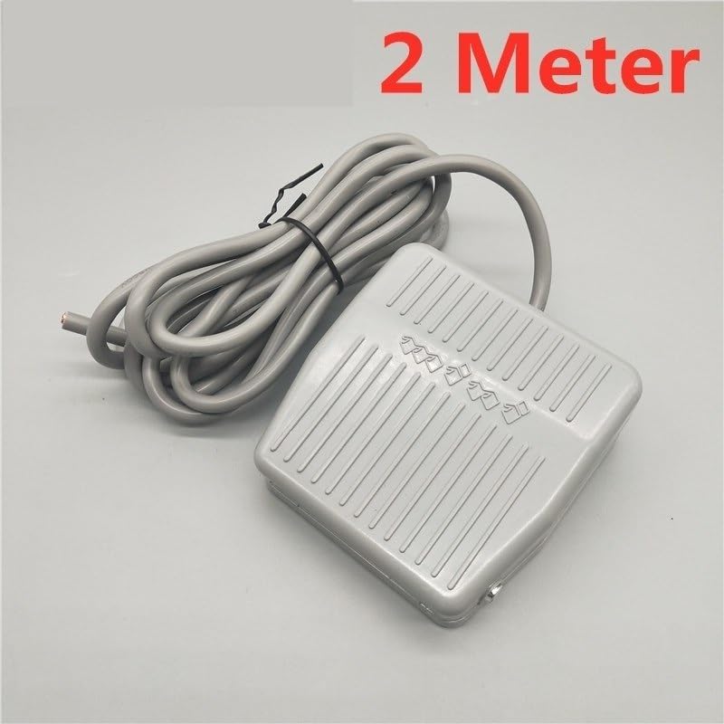 TFS-201 Foot Switch Pedal Switch Momentary/Self-Reset Switch with 16mm Wire 10A/400V