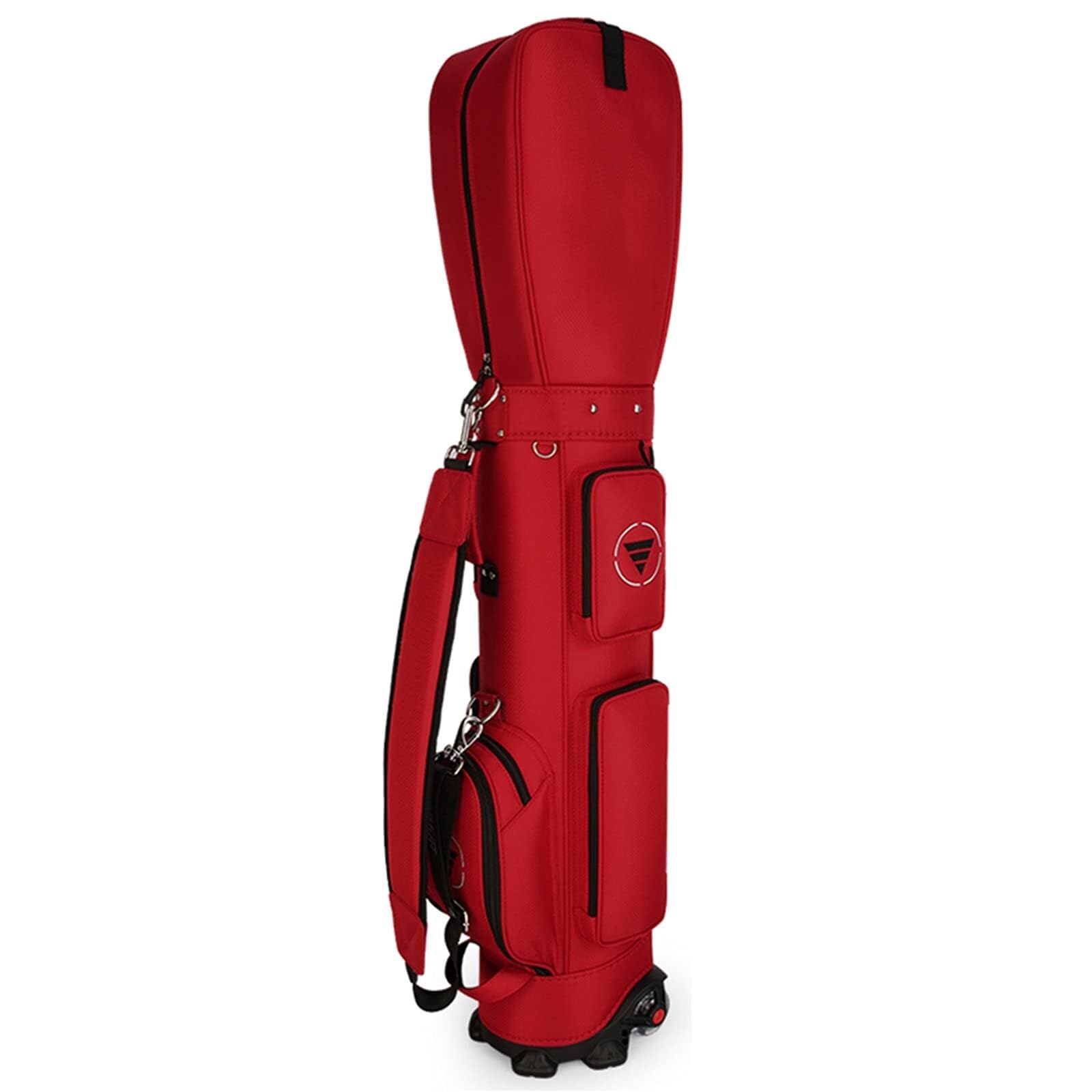 Golf-Cart-Tasche, leichte Reise-Golfschlägertasche mit Rollen, große Golftasche for Männer und Frauen, Aufbewahrungstasche mit 5-Wege-Unterteilung
