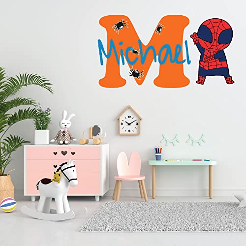 Vinilo Decorativo Personalizado Nombre Araña miniatura 5