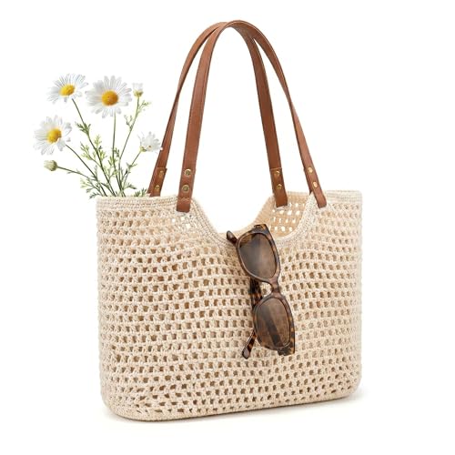 Bolso de Playa Crochet para Mujer con Forro a Prueba de Fugas miniatura 1