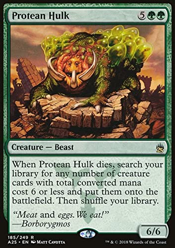 MTG Magic: The Gathering - Protean Hulk (185) Masters 25 A25, Green (A25185)