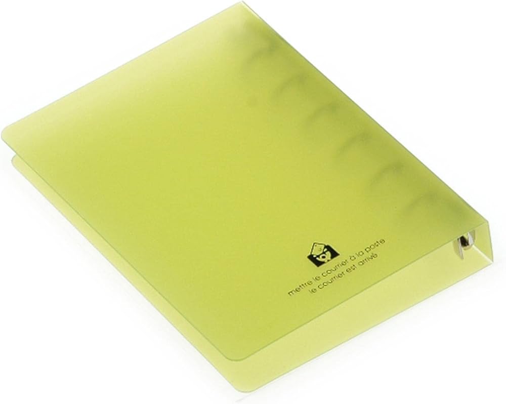 Amazon | エトランジェディコスタリカ バインダー ミニ 6穴 透明PP 黄 Amazon | エトランジェディコスタリカ バインダー ミニ 6穴 透明PP 黄