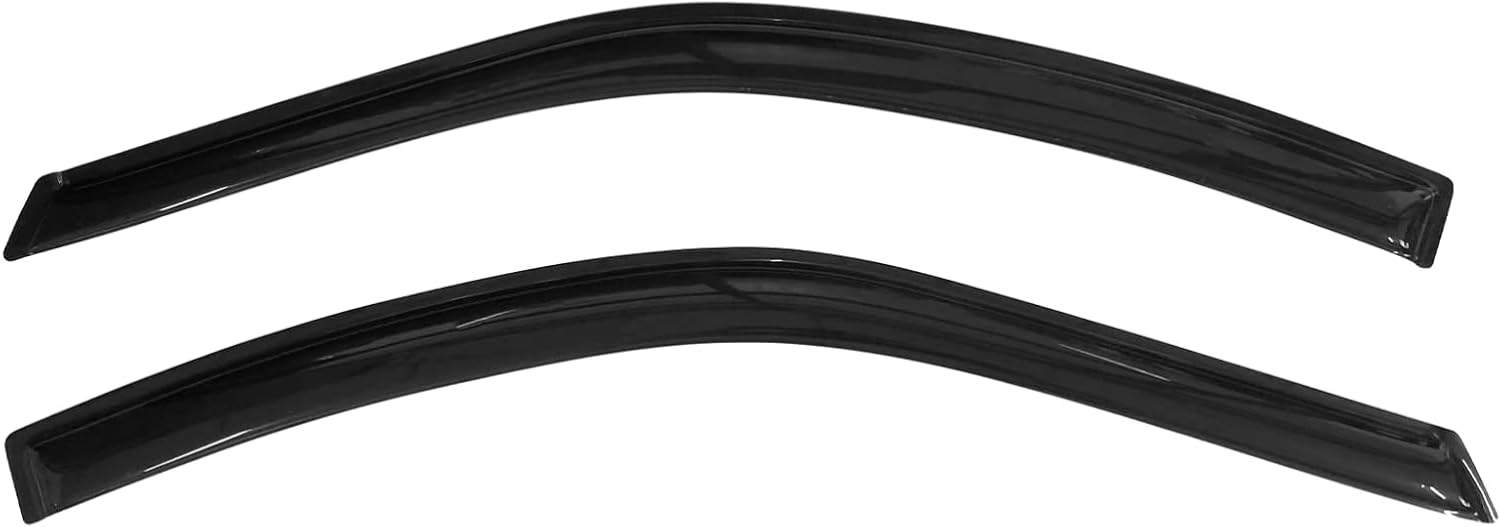Tape On Window Visors Fits for 1992-1996 Honda Prelude, Side Auto Window Wind Deflectors, Ventshade, Rain Guards for Cars/Trucks
