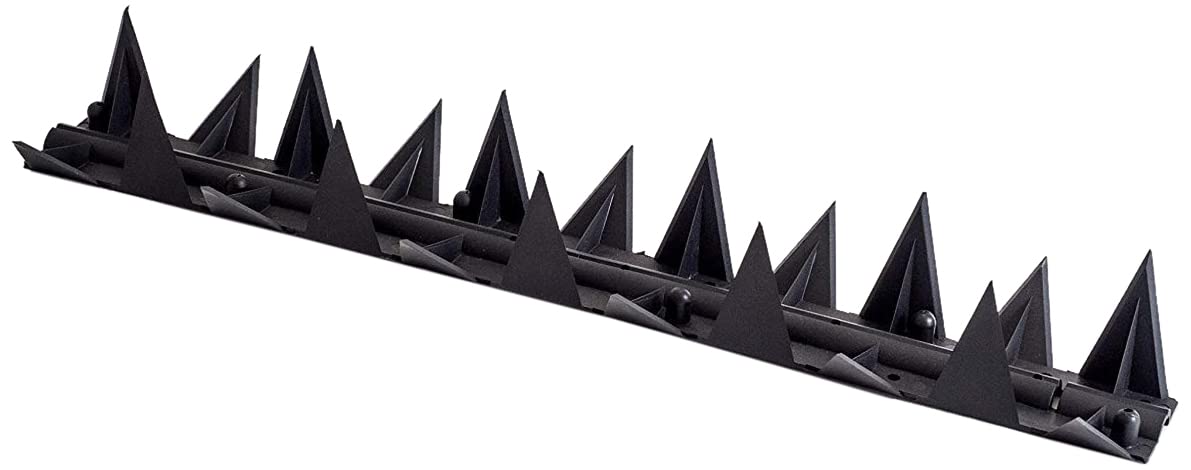 Stegastrip® Fence Top Wall Spikes Garden Security, Intruder Burglar deterrent Anti Climb (Pack without posts, 50M) — image 1