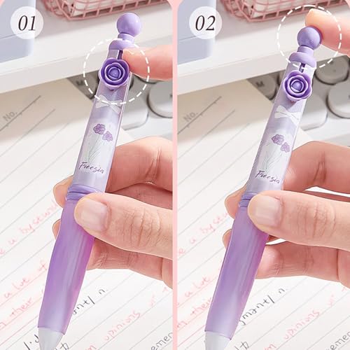 Bolígrafo Gel GZBABY con Grip Suave 4 Pzs Negro 0.5mm miniatura 3