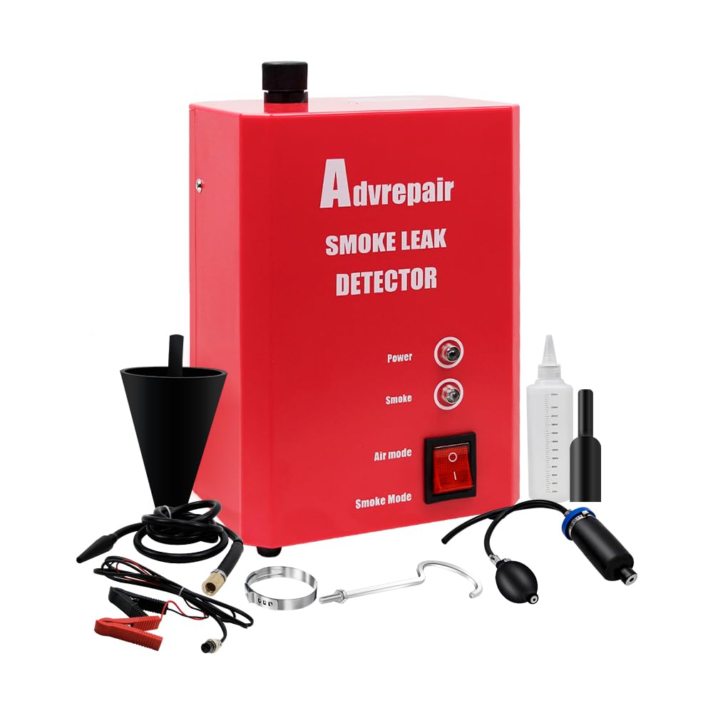 Advrepair Automotive Smoke Leak Detector,12V DC,Built-in Air Pump,Car Diagnostic Tool,Fuel Leakage Detector Compatible with 12V Vehicles Leak Detector