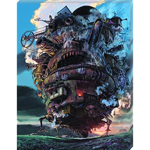 Ensky - Howl's Moving Castle - Moving Castle - Canvas Style Artboard Jigsaw Puzzle (ATB-26) Cover