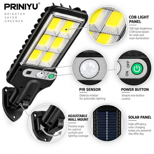 Image of Night Lighting 180W Solar LED Street Light 10000LM Waterproof