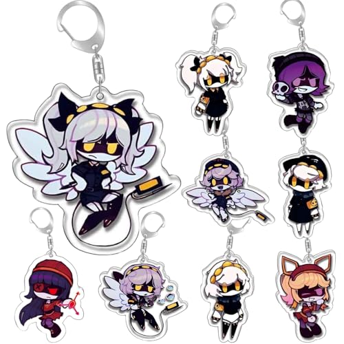 YFDSXKMZ Murder Drones Llavero Dibujos Animados,9 piezas Llavero Periférico de...
