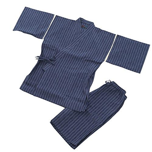 Edoten Men's Japan Kimono Jinbei 751 L