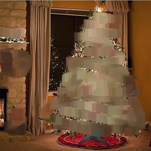 Base giratoria de 360° para soporte de árbol de Navidad para árboles artificiales de 3 metros (9,8 pies), soporte de ABS resistente, diseño estable y antideslizante para decoración navideña de inter