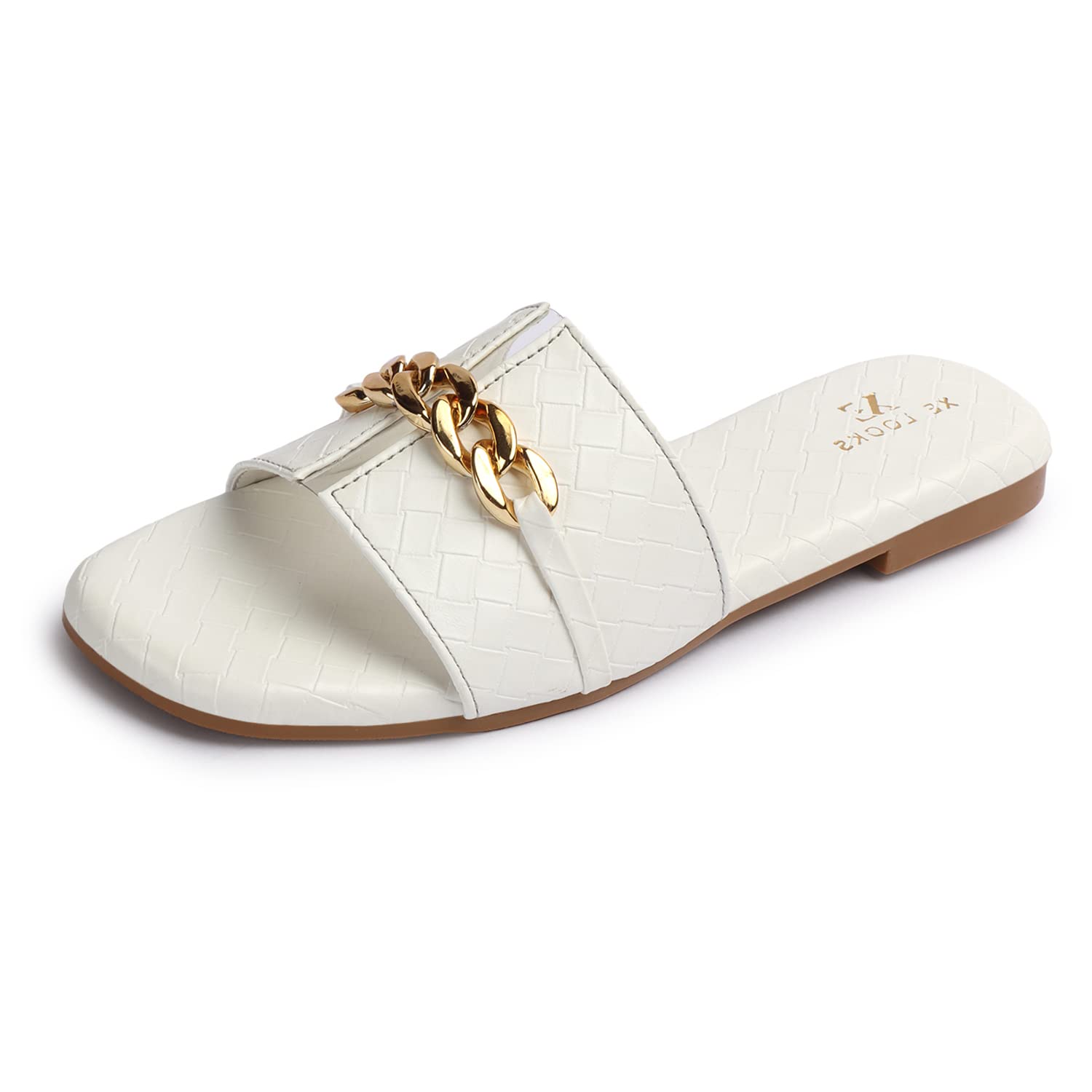 XE Looks Soft Comfortable Casual White Flats For Women (B0C6Q2SST9) Amazon Price History, Amazon Price Tracker