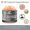 artnaturals Himalayan Body Scrub and Face Scrub - (20 Oz) - Deep Cellulite Cleansing Exfoliator with Sugar, Shea Butter, Exfoliating Himalayan - Natural Pink for Hand, Skin and Facial - Men and Women