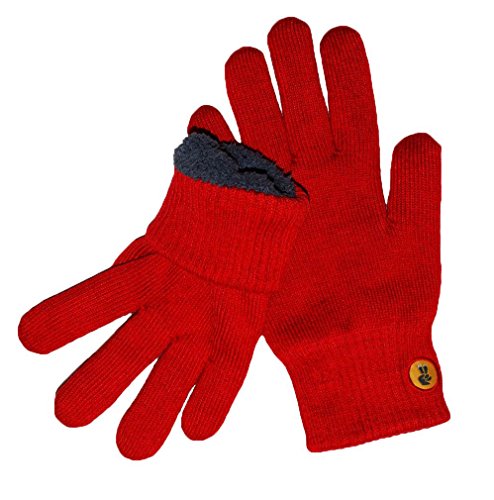 Glove.ly Cozy Gloves, Red, Large