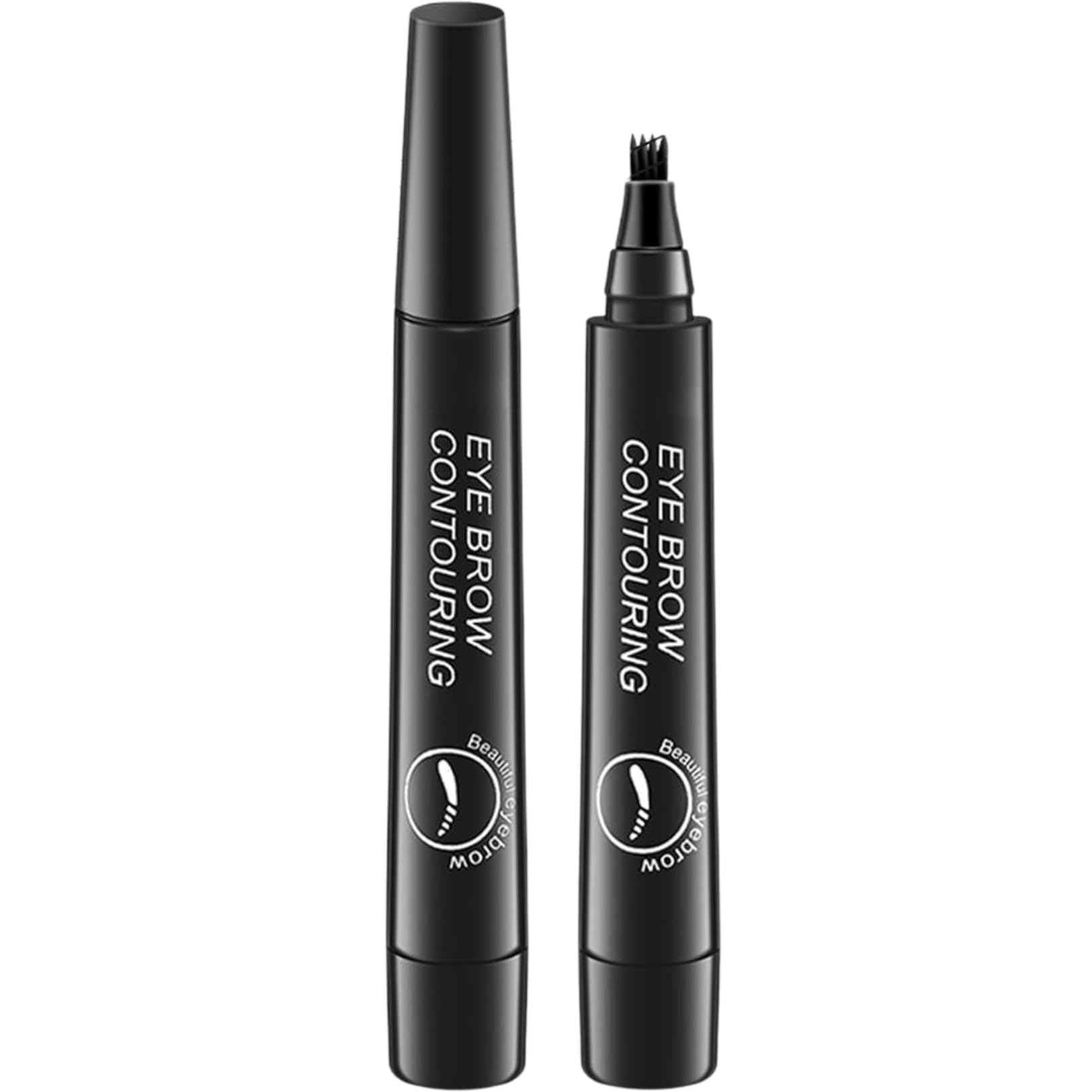 Micro Fork Tip Eyebrow Liquid Makeup Pen for Natural Flawless Looking Brows Waterproof and Smudge Proof Microblading Eyebrow Pen for Women and Girls-image-8