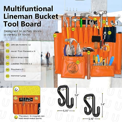 Lineman Tool Board with 16 Pockets