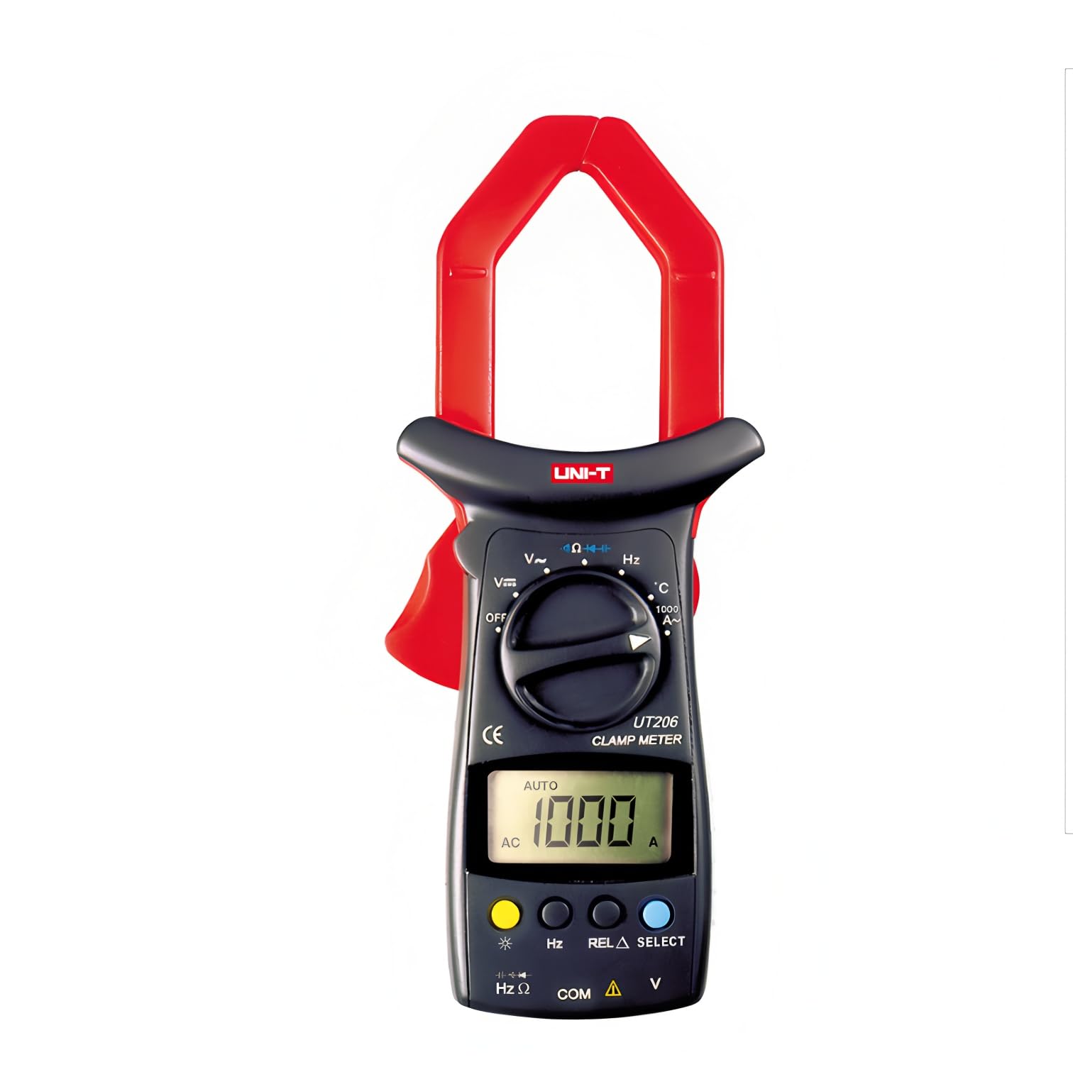 UNI-T Multimètre à pince UT206 AC/DC, 1000 A, plage automatique