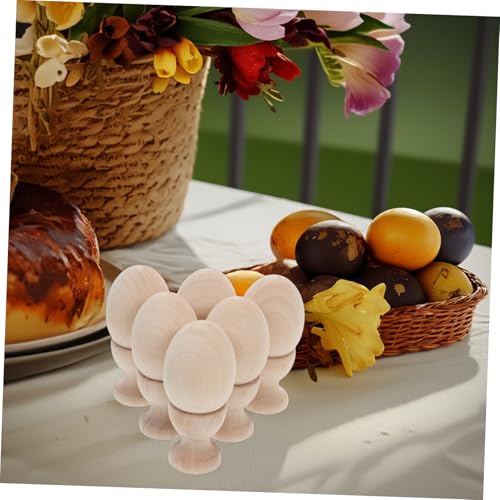 ULTECHNOVO 1 Set Simulierte Eierablage Eierbecher Eierständer Entzückender Halter Für Hartgekochte Eier Für Wiederverwendbarer Becher Für Gekochte Eier Tisch Frühstückshalter Für – Bild 6