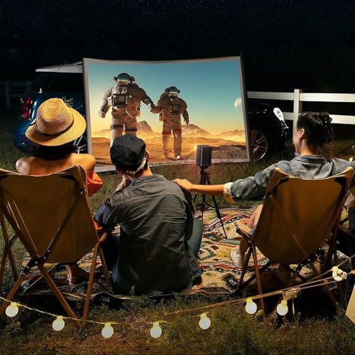 Pantalla de proyección plegable 200 pulgadas 16:9 miniatura 4