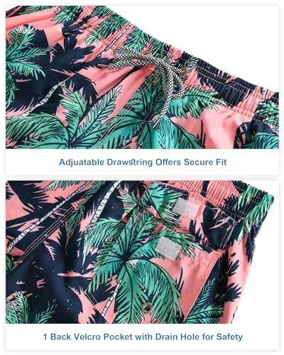 Image of BOJIN Mens Swim Trunks 9 inch Quick Dry Stretch Swim Shorts Mesh Lining Bathing Suits Swimwear Beach Shorts with Pockets