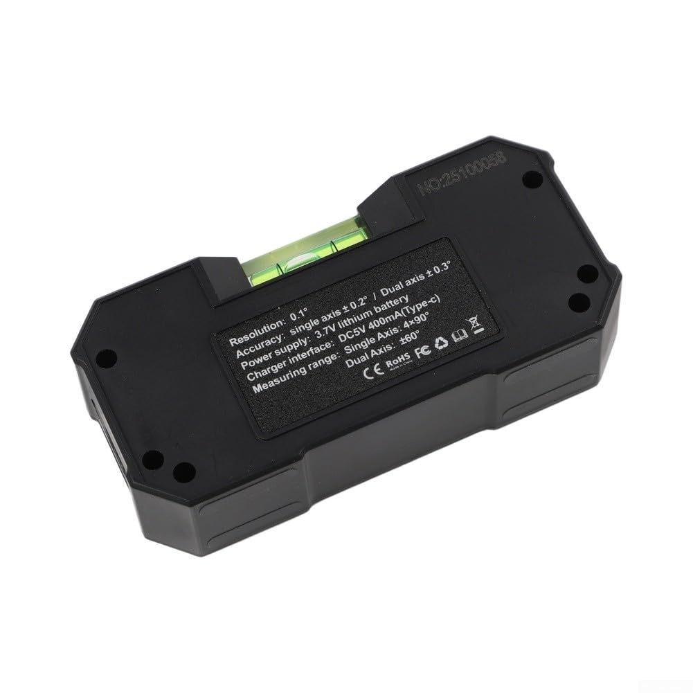 Inclinómetro digital ABS con base magnética fuerte (DC170)