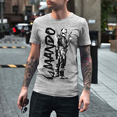 Fandom Republic Ink Ready Mando Shirt (Small) Grey #TOP1