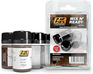 AK Interactive Mix n Ready (4 Empty Jars)